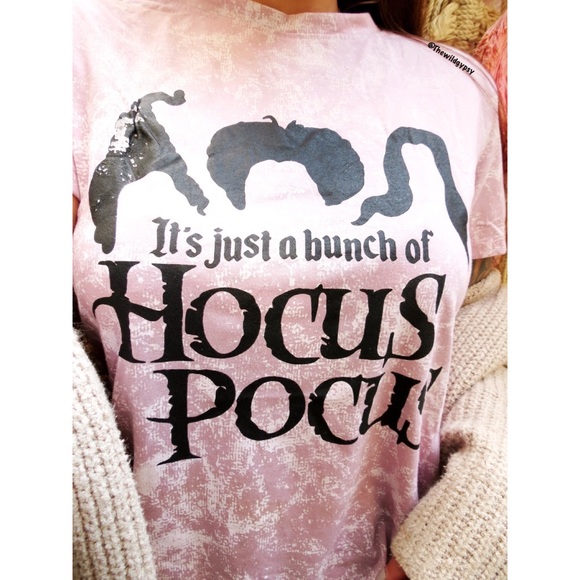 Hocus pocus acid washed slouchy tee ☕️ - Picture 3 of 4